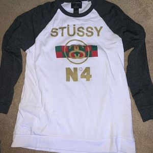 STÜSSY FLEECE 3/4 SLEEVE